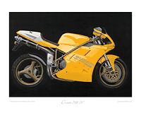 Ducati 748 SP motorcycle art print