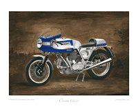 Ducati 900SS motorcycle art print