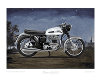 Norton Dominator 650SS motorcycle art print