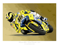 Valentino Rossi Camel Yamaha MotoGP 2006 art