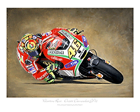 Valentino Rossi MotoGP painting 2012 Ducati Desmosedici GP12