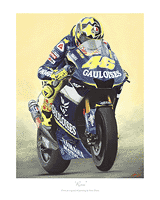 Valentino Rossi Gauloises MotoGP print